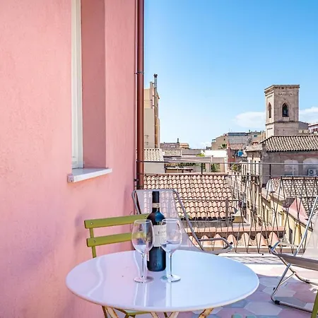 Villanova Retro - Terrace Apartment Cagliari